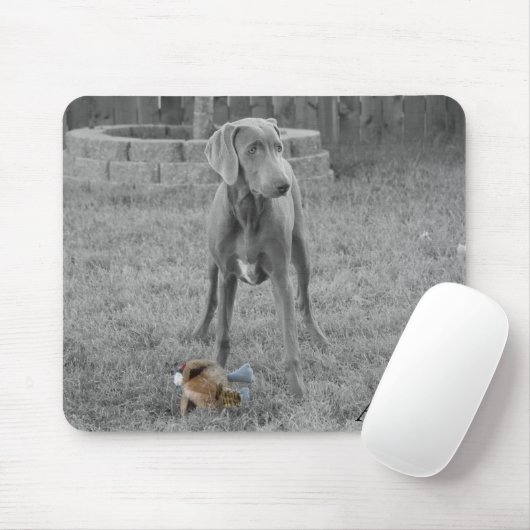 Weimaraner Mousepad (Mit Mouse)