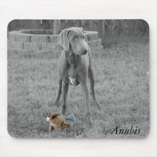Weimaraner Mousepad (Vorne)