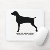 Weimaraner Mousepad (Mit Mouse)