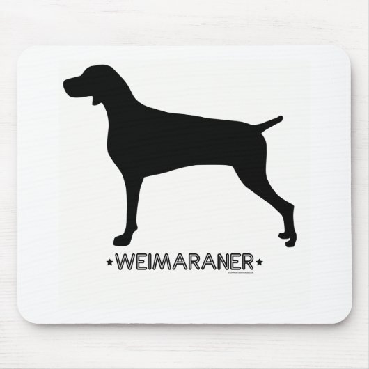 Weimaraner Mousepad (Vorne)