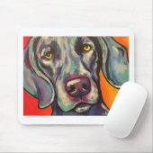 weimaraner mousepad (Mit Mouse)
