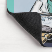 Weimaraner Mousepad (Ecke)