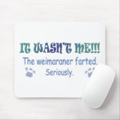 Weimaraner Mousepad (Mit Mouse)