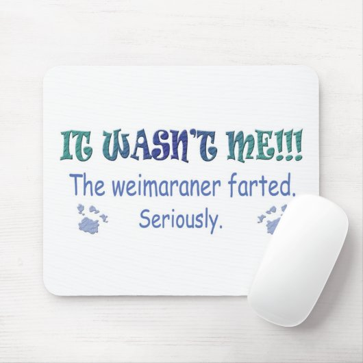 Weimaraner Mousepad (Mit Mouse)