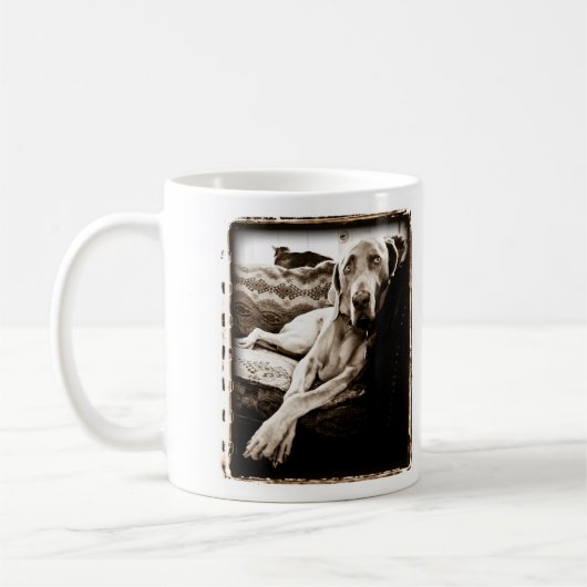 Weimaraner Nation: Ballous Stuhl Kaffeetasse (Links)