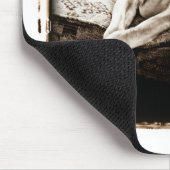 Weimaraner Nation: "Ballous Stuhl " Mousepad (Ecke)