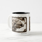 Weimaraner Nation: "Der Fuß reiste gut " Zweifarbige Tasse (Vorderseite Links)