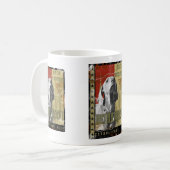 Weimaraner Nation: Vintages Weimaraner! Kaffeetasse (Vorderseite Links)