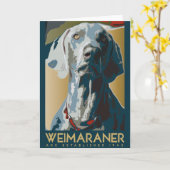 Weimaraner Nation: Weimaraner 1943 Karte (Gelbe Blume)