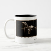 Weimaraner Nation: Weimaraner "in den Schatten " Zweifarbige Tasse (Links)