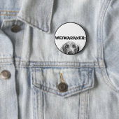 Weimaraner Nation: Weimaraner in einem Kasten! Button (Beispiel)