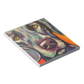 Weimaraner Notizblock (angewinkelt)