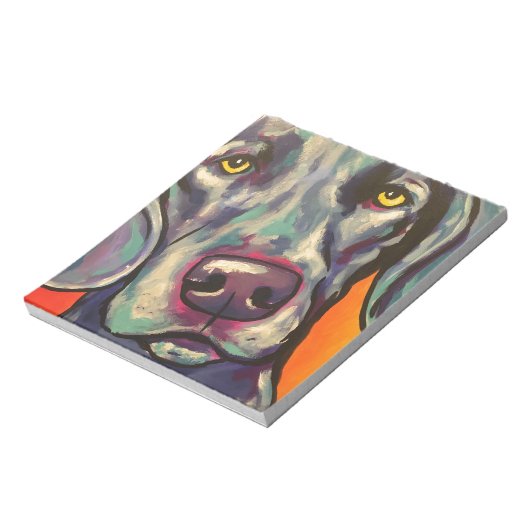 Weimaraner Notizblock (Rotiert)