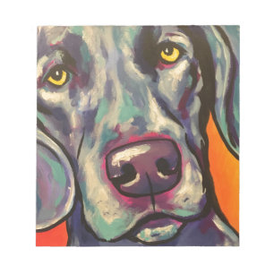 Weimaraner Notizblock