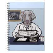 Weimaraner Notizblock (Vorderseite)