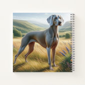 Weimaraner Notizblock (Rückseite)
