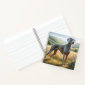 Weimaraner Notizblock (Innenseite)