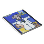 WEIMARANER NOTIZBLOCK (angewinkelt)