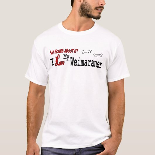 Weimaraner Ohrts T-Shirt (Vorderseite)