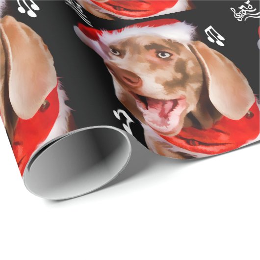 Weimaraner Packpapier (Rolleneckpunkt)