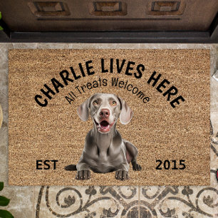 Weimaraner Personalisiert Hund Lover Doormat Fußmatte
