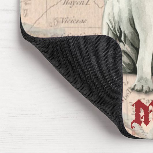 Weimaraner Pirate Mousepad (Ecke)