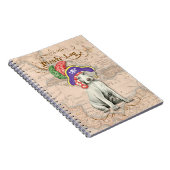 Weimaraner Pirate Notizblock (Rechte Seite)