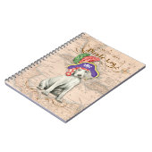 Weimaraner Pirate Notizblock (Linke Seite)