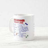 WEIMARANER PL2 KAFFEETASSE (Vorderseite Links)