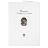 Weimaraner Portrait Card (Hinten)