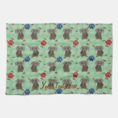 Weimaraner Portrait Handtuch (Horizontal)