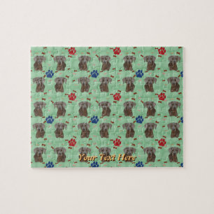 Weimaraner Portrait Puzzle