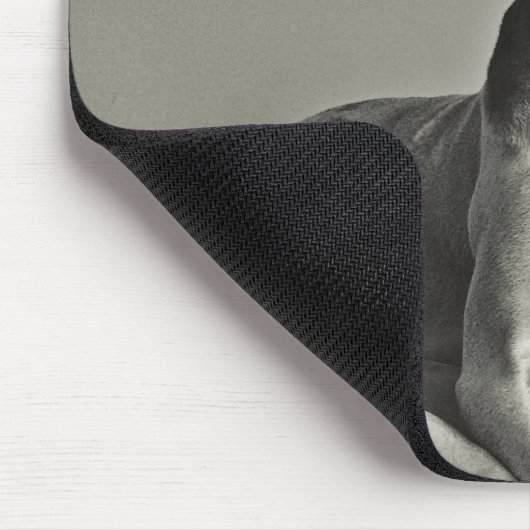 Weimaraner Porträt Mousepad (Ecke)