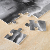 Weimaraner Porträt Puzzle (Seite)