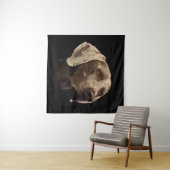 Weimaraner Porträt Wandteppich (Beispiel (Horizontal))