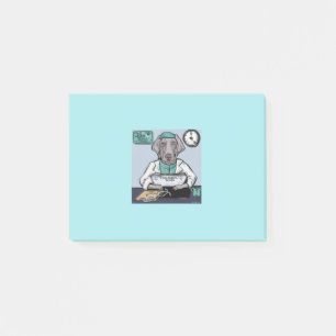 Weimaraner Post-it Klebezettel