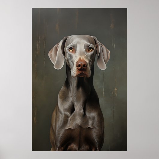Weimaraner Poster (Vorne)