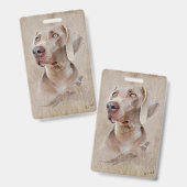 Weimaraner Poster Canvas Print Tapestes Acryl Pr Ausweis (Vorder- & Rückseite)