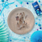 Weimaraner Poster Canvas Print Tapestes Acryl Pr Pappteller (Party)