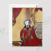 WEIMARANER POSTKARTE (Vorne/Hinten)