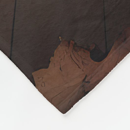 Weimaraner Pumpkins Halloween Beängstigend Fleecedecke (Ecke)