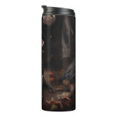 Weimaraner Pumpkins Halloween Beängstigend Thermosbecher (Nach rechts gedreht)