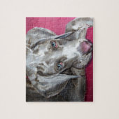 Weimaraner Puzzle (Vertikal)