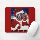 Weimaraner Santa Mousepad (Mit Mouse)