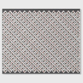 Weimaraner Santa Paws Geschenkpapier (Flach)