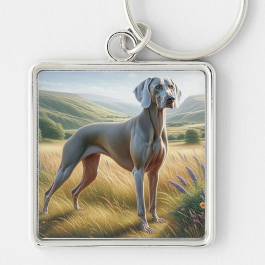 Weimaraner Schlüsselanhänger (Vorne)