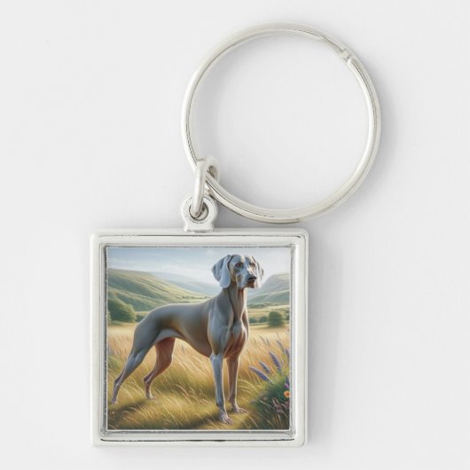 Weimaraner Schlüsselanhänger (Vorne)