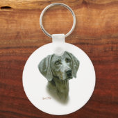 Weimaraner Schlüsselanhänger (Vorderseite)