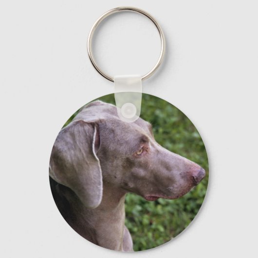 Weimaraner Schlüsselanhänger (Vorderseite)
