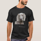 Weimaraner Schöne Weimaraner Jagdhund T-Shirt (Vorderseite)